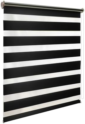 Doppelrollo Klemmfix Duo-Rollo 105x150cm - Blickdicht & lichtdurchlässig für perfekten Sonnenschutz ohne Bohren!