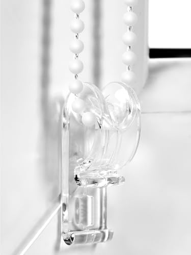 Doppelrollo Klemmfix 70cm x 130cm Weiß - Modernes Duo Rollo für Fenster & Türen ohne Bohren, optimaler Sonnenschutz!