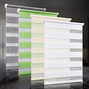 Bobodeco Doppelrollo Klemmfix ohne Bohren – Duo Rollos für Fenster, lichtdurchlässig & verdunkelnd, ideal als Sichtschut