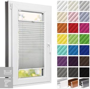 Estika Plissee nach Maß – Flexibler Sicht- und Sonnenschutz in 23 Farben für Fenster