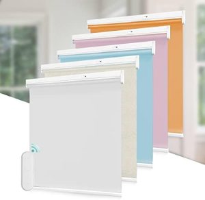 Grandekor Elektrische Rollos nach Maß – Smart mit Akku, Alexa-kompatibel, Verdunklung ohne Bohren für Wohnräume, Breite